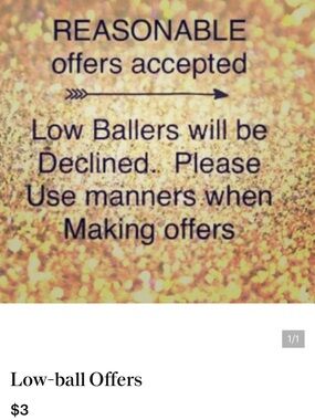 Reasonable offers accepted 😊